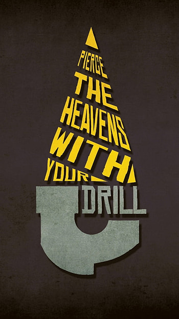 Pierce the Heavens — Gurren Lagann Drill , Anime, Tengen Toppa Gurren Lagann HD phone wallpaper