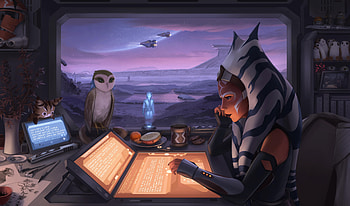 Ahsoka Tano Star Wars Lofi, ahsoka, ahsoka-tano, star-wars, movies, artist, artwork, digital-art HD wallpaper