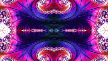Trippy Psychedelic Fractal, trippy, psychedelic, aesthetic, purple, Abstract, fractal, abstract purple HD wallpaper