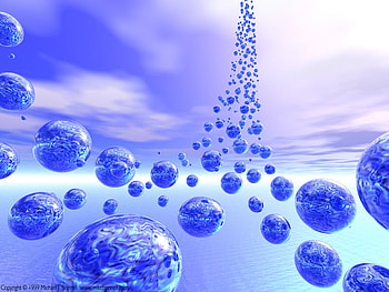 BLUE BALLS, blue, white, abstract, balls, backgrounds HD wallpaper