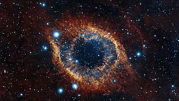 helix nebula, space, stars, explosion, brilliance HD wallpaper
