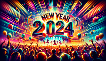 New Year 2024 Celebration , 2024, New Year 2024 HD wallpaper
