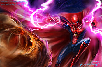 Doctor Spidey, spiderman, superheroes, artist, artwork, digital-art, deviantart HD wallpaper