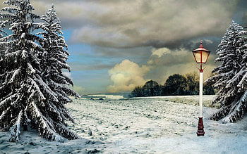 *** Winter latern ***, nature, snow, winte, latern HD wallpaper