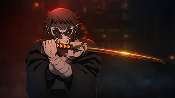 Kimetsu no Yaiba — Masked Swordsman's Fiery Blade, Anime, Demon Slayer: Kimetsu No Yaiba, Demon Slayer: Kimetsu No Yaiba - The Movie: Infinity Castle HD wallpaper