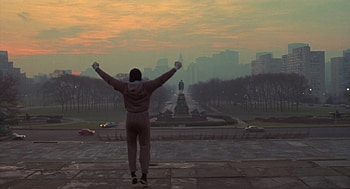 Rocky stairs invention, Avildsen's innovation, Iconic movie landmark, Cultural impact HD wallpaper