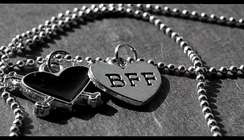 For all my future and present friends, cute, friend, best friend, black and white HD wallpaper