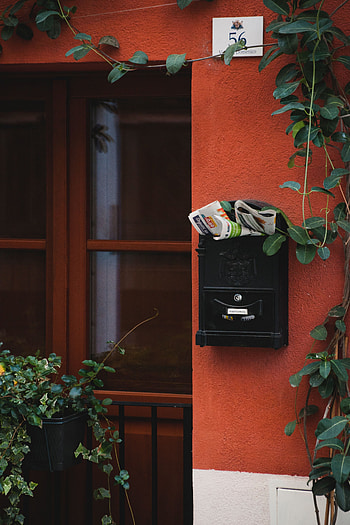 Miscellanea, Miscellaneous, House, Wall, Newspapers, Mailbox HD phone wallpaper