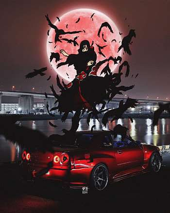 Itachi Uchiha, naruto, sharingan, gtr HD phone wallpaper