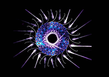 Cosmic Eye, circles, eye, twists HD wallpaper