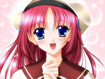 Anime Girl, cute, happy, girl, anime HD wallpaper