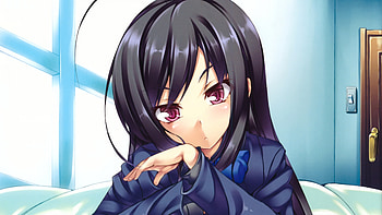 Preview accel world, kuro yuki hime, brunette, face, anime HD wallpaper