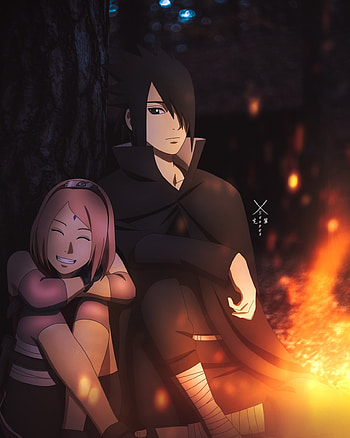 Sasuke e Sakura, naruto, amor, uchiha, anime HD phone wallpaper
