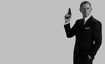 Daniel Craig, James Bond BW, James Bond 007 HD wallpaper