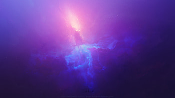 Purple Space Cosmos Abstract , space, digital-universe, purple, abstract, deviantart, cosmos HD wallpaper