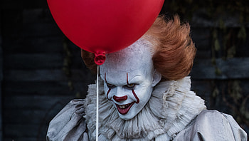 Bill Skarsgard As Clown Pennywise It , it, 2017-movies, movies, clown, jaeden-lieberher HD wallpaper