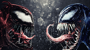 Venom, Marvel anti-hero, Dark symbiote, Intense action HD wallpaper