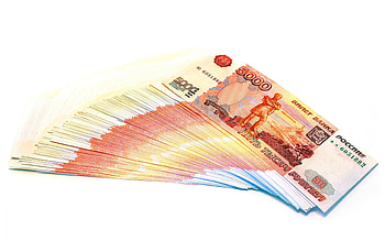 Russian rubles, 5000 banknotes, money, rubles on a white background, money of Russia, background with rubles, 5000 rubles HD wallpaper