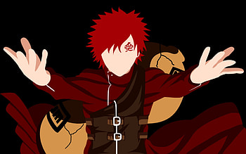 Gaara, Minimalist, Naruto character HD wallpaper
