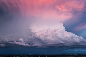 Nature, Clouds, Height, Atmosphere, Cumulus, Kucheva, Grozovoy, Thunderous HD wallpaper