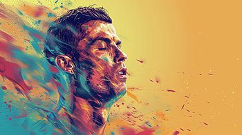 Dynamic Soccer Star - Sports Action Art, soccer, Sports, Cristiano Ronaldo HD wallpaper