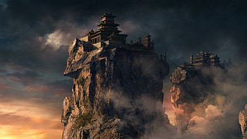 Ancient temple, fantasy, , temple, 11, 2012, 04 HD wallpaper