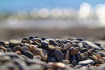 Nature, Stones, Beach HD wallpaper