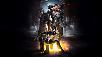 Red Code Spider Man X Daredevil X Punisher, spider-man-brand-new-day, spiderman, daredevil, punisher, superheroes, artwork, art, digital-art, movies, 2026-movies, tom-holland, disney, marvel HD wallpaper