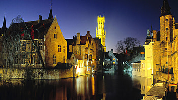 Belgium , Blue color palette, High resolution HD wallpaper