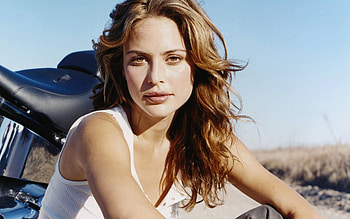 Josie Maran, Curly hair, Bike girl, Perfect hair day HD wallpaper
