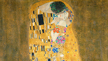 Gustav Klimt, Important facts, The Kiss, British GQ HD wallpaper