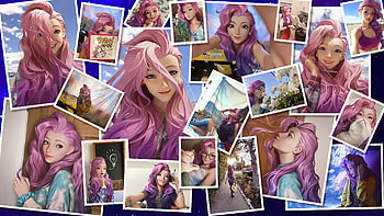 League of Legends - Seraphine, seraphine, league of legends, video games, montage, characters HD wallpaper