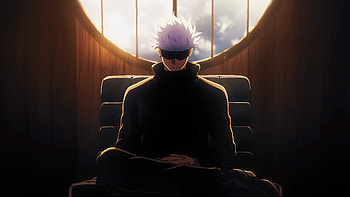 Satoru Gojo Jujutsu Kaisen, jujutsu-kaisen, anime-boy, anime, artist, artwork, digital-art HD wallpaper