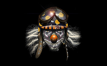 3D, Mood, Emotions, Evil, Creative, Clown HD wallpaper