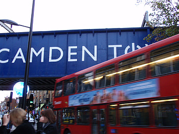 Camden, art , london, bus HD wallpaper