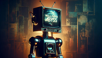 Retro Sci-Fi Robot, Abyss, retro, television, artistic, cyberpunk HD wallpaper