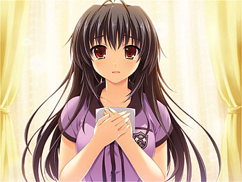 Anime, Girl, T-Shirt, Brunette HD wallpaper