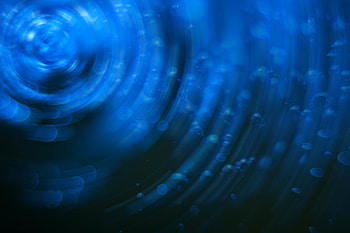 Abstract Blue Bubble Circle, abstract, blur, simple-background HD wallpaper