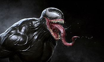 venom Art, venom, superheroes, digital-art, artwork HD wallpaper