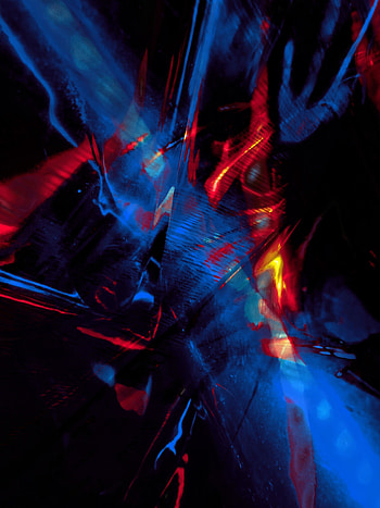 Abstraction, dark-blue, art HD phone wallpaper