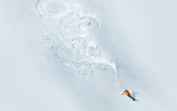 Sports, Snow, Pattern, Slope, Snowboard, Athlete, Sportsman HD wallpaper
