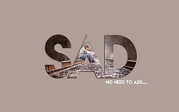 Sad, quote, card, word HD wallpaper