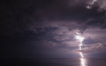 Thunder, Electrifying storms, Nature's roar, Powerful spectacle HD wallpaper