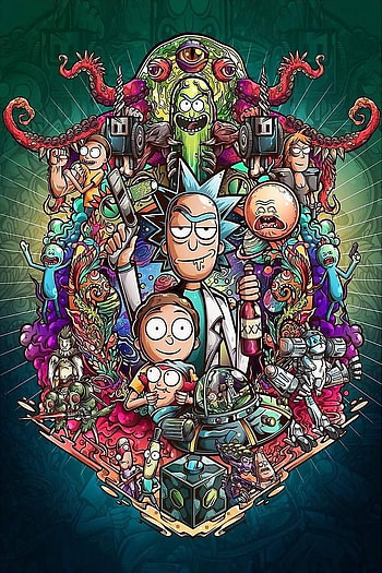 GoaElfe JenJen on Quadros. Rick and morty poster, Rick and morty tattoo, Rick and morty crossover, Rick and Morty Graffiti HD phone wallpaper