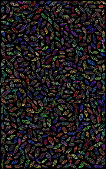 Leaves, colorful, dark HD phone wallpaper