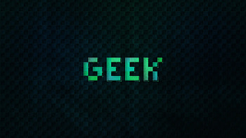 Geek, geek, typography HD wallpaper