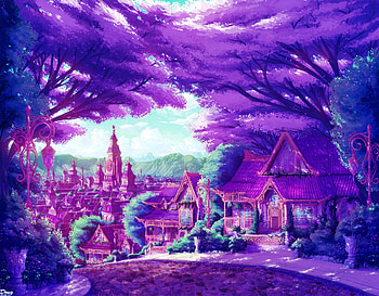 the kingdom of violets, amethyst, purple, wisteria, violets HD wallpaper