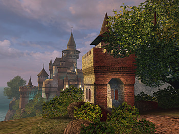 Fantasy Castle, castle, ancient, fantasy, fabulous HD wallpaper