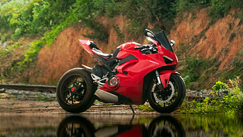 Ducati V4 Panigale, ducati, bikes, behance HD wallpaper