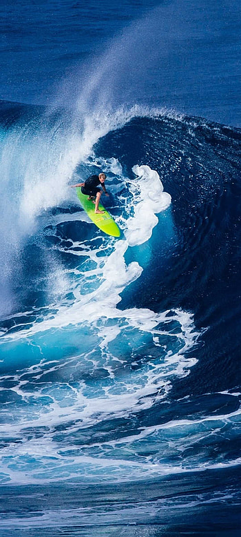 Surfing sensation, Ocean conqueror, Riding the waves, Surfing icon HD phone wallpaper